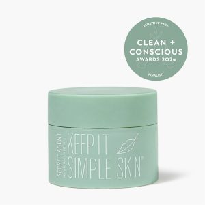 Clean + Conscious Awards 2024. Best Skincare for Sensitive Skin. Celebrating products in Australia & NZ which are Non-Toxic, Ethical, Sustainable and Socially Responsible.