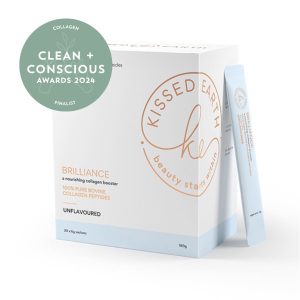 Clean + Conscious Awards 2024. Best Collagen Supplement. Celebrating products in Australia & NZ which are Non-Toxic, Ethical, Sustainable and Socially Responsible.