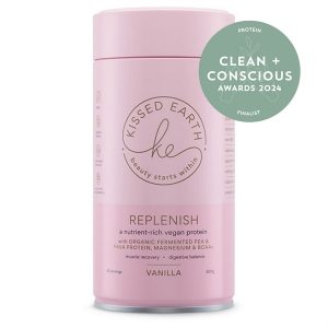Clean + Conscious Awards 2024. Best Protein Powder. Celebrating products in Australia & NZ which are Non-Toxic, Ethical, Sustainable and Socially Responsible.