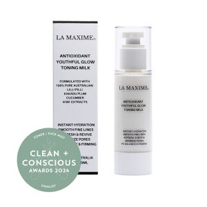 Clean + Conscious Awards 2024. Best Toner / Face Mist. Celebrating products in Australia & NZ which are Non-Toxic, Ethical, Sustainable and Socially Responsible.