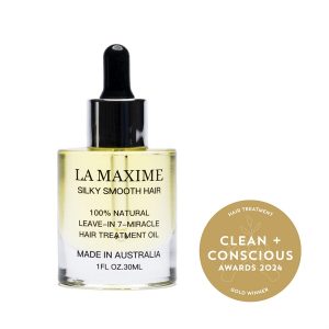 Clean + Conscious Awards 2024. Best Hair Treatment. Celebrating products in Australia & NZ which are Non-Toxic, Ethical, Sustainable and Socially Responsible.