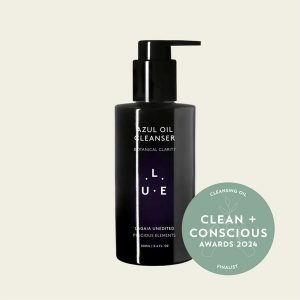 Clean + Conscious Awards 2024. Best Cleansing Oil. Celebrating products in Australia & NZ which are Non-Toxic, Ethical, Sustainable and Socially Responsible.