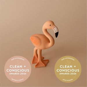 Clean + Conscious Awards Winners 2024. Best Baby Accessories. Celebrating products in Australia & NZ which are Non-Toxic, Ethical, Sustainable and Socially Responsible.