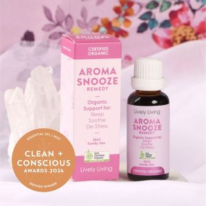 Clean + Conscious Awards 2024. Best Essential Oil / Mist. Celebrating products in Australia & NZ which are Non-Toxic, Ethical, Sustainable and Socially Responsible.