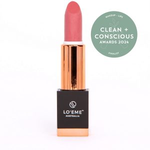 Clean + Conscious Awards 2024. Best Lipstick / Lipgloss. Celebrating products in Australia & NZ which are Non-Toxic, Ethical, Sustainable and Socially Responsible.
