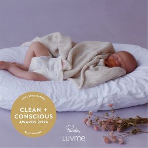 Clean + Conscious Awards Winners 2024. Best Disposable Nappies. Celebrating products in Australia & NZ which are Non-Toxic, Ethical, Sustainable and Socially Responsible.