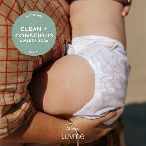 Clean + Conscious Awards Winners 2024. Best Baby Apparel. Celebrating products in Australia & NZ which are Non-Toxic, Ethical, Sustainable and Socially Responsible.