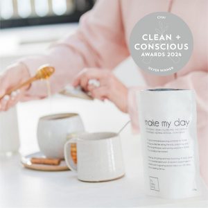 Clean + Conscious Awards 2024. Best Chai. Celebrating products in Australia & NZ which are Non-Toxic, Ethical, Sustainable and Socially Responsible.