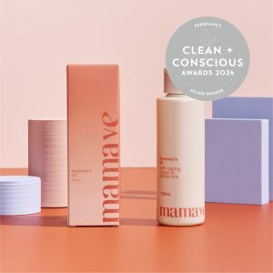 Clean + Conscious Awards 2024. Best Pregnancy Skincare. Celebrating products in Australia & NZ which are Non-Toxic, Ethical, Sustainable and Socially Responsible.