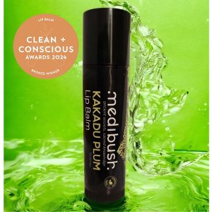 Clean + Conscious Awards 2024. Best Lip Balm. Celebrating products in Australia & NZ which are Non-Toxic, Ethical, Sustainable and Socially Responsible.