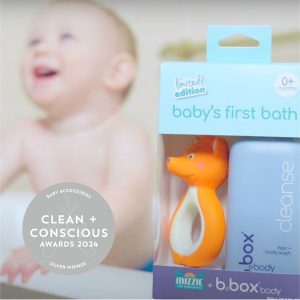 Clean + Conscious Awards Winners 2024. Best Baby Accessories. Celebrating products in Australia & NZ which are Non-Toxic, Ethical, Sustainable and Socially Responsible.