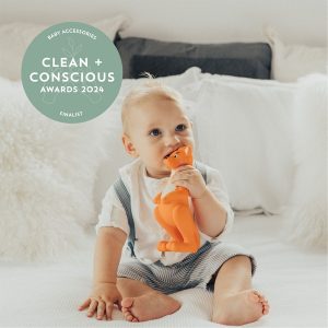 Clean + Conscious Awards Winners 2024. Best Baby Accessories. Celebrating products in Australia & NZ which are Non-Toxic, Ethical, Sustainable and Socially Responsible.