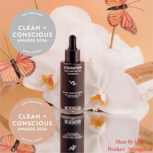 Clean + Conscious Awards 2024. Best Hair Treatment. Celebrating products in Australia & NZ which are Non-Toxic, Ethical, Sustainable and Socially Responsible.
