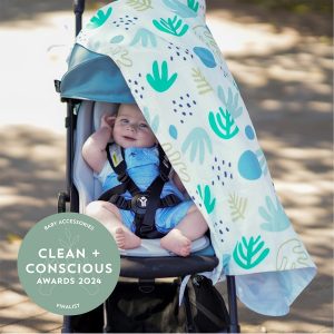 Clean + Conscious Awards Winners 2024. Best Baby Accessories. Celebrating products in Australia & NZ which are Non-Toxic, Ethical, Sustainable and Socially Responsible.