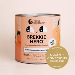 Clean + Conscious Awards 2024. Best Kids Nutrition. Celebrating products in Australia & NZ which are Non-Toxic, Ethical, Sustainable and Socially Responsible.