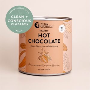 Clean + Conscious Awards 2024. Best Drinking Cacao / Chocolate. Celebrating products in Australia & NZ which are Non-Toxic, Ethical, Sustainable and Socially Responsible.
