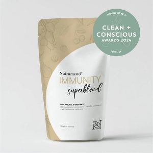 Clean + Conscious Awards 2024. Best Immune Booster. Celebrating products in Australia & NZ which are Non-Toxic, Ethical, Sustainable and Socially Responsible.