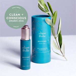 Clean + Conscious Awards 2024. Best Night Serum. Celebrating products in Australia & NZ which are Non-Toxic, Ethical, Sustainable and Socially Responsible.