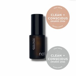 Clean + Conscious Awards 2024. Best Night Serum. Celebrating products in Australia & NZ which are Non-Toxic, Ethical, Sustainable and Socially Responsible.