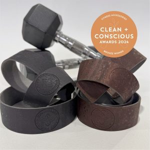 Clean + Conscious Awards 2024. Best Sustainable Fitness Accessories. Celebrating products in Australia & NZ which are Non-Toxic, Ethical, Sustainable and Socially Responsible.