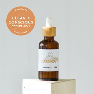 Clean + Conscious Awards 2024. Best Muscle / Sport Product. Celebrating products in Australia & NZ which are Non-Toxic, Ethical, Sustainable and Socially Responsible.