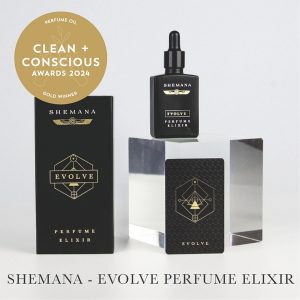 Clean + Conscious Awards 2024. Best Perfume Oil. Celebrating products in Australia & NZ which are Non-Toxic, Ethical, Sustainable and Socially Responsible.