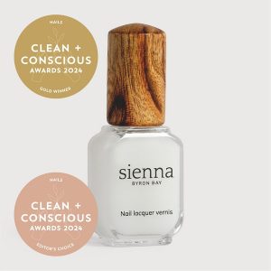 Clean + Conscious Awards 2024. Best Nail Product. Celebrating products in Australia & NZ which are Non-Toxic, Ethical, Sustainable and Socially Responsible.