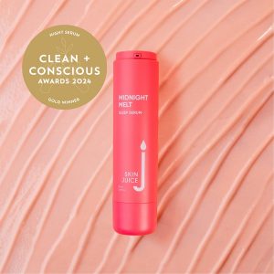 Clean + Conscious Awards 2024. Best Night Serum. Celebrating products in Australia & NZ which are Non-Toxic, Ethical, Sustainable and Socially Responsible.