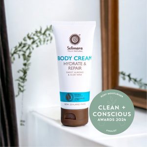 Clean + Conscious Awards 2024. Best Body Moisturiser. Celebrating products in Australia & NZ which are Non-Toxic, Ethical, Sustainable and Socially Responsible.