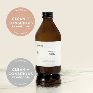 Clean + Conscious Awards 2024. Best Natural Conditioner. Celebrating products in Australia & NZ which are Non-Toxic, Ethical, Sustainable and Socially Responsible.