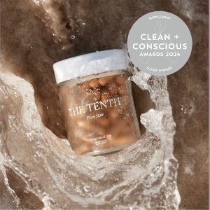 Clean + Conscious Awards 2024. Best Supplement. Celebrating products in Australia & NZ which are Non-Toxic, Ethical, Sustainable and Socially Responsible.
