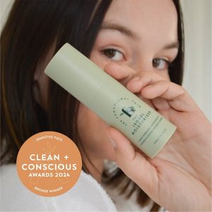 Clean + Conscious Awards 2024. Best Skincare for Sensitive Skin. Celebrating products in Australia & NZ which are Non-Toxic, Ethical, Sustainable and Socially Responsible.