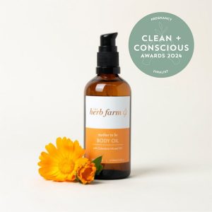 Clean + Conscious Awards 2024. Best Pregnancy Skincare. Celebrating products in Australia & NZ which are Non-Toxic, Ethical, Sustainable and Socially Responsible.