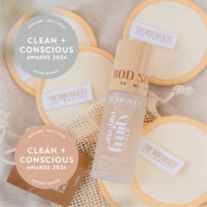 Clean + Conscious Awards 2024. Best Skincare for Oily / Acne Skin. Celebrating products in Australia & NZ which are Non-Toxic, Ethical, Sustainable and Socially Responsible.