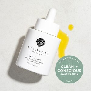 Clean + Conscious Awards 2024. Best Natural Retinol / Bakuchiol. Celebrating products in Australia & NZ which are Non-Toxic, Ethical, Sustainable and Socially Responsible.