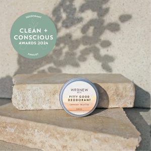 Clean + Conscious Awards 2024. Best Natural Deodorant. Celebrating products in Australia & NZ which are Non-Toxic, Ethical, Sustainable and Socially Responsible.
