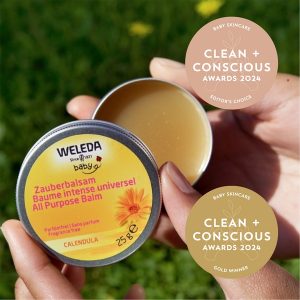Clean + Conscious Awards Winners 2024. Best Baby Lotion/ Skincare. Celebrating products in Australia & NZ which are Non-Toxic, Ethical, Sustainable and Socially Responsible.