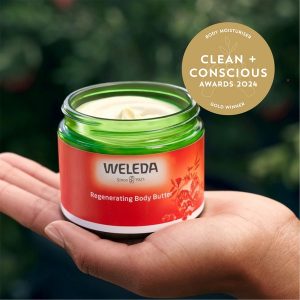 Clean + Conscious Awards 2024. Best Body Moisturiser. Celebrating products in Australia & NZ which are Non-Toxic, Ethical, Sustainable and Socially Responsible.