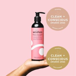 Clean + Conscious Awards 2024. Best Natural Shampoo. Celebrating products in Australia & NZ which are Non-Toxic, Ethical, Sustainable and Socially Responsible.