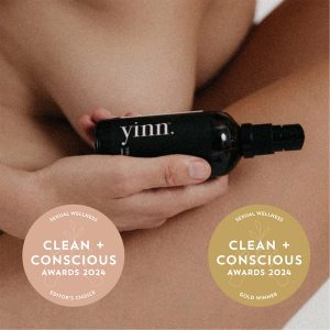 Clean + Conscious Awards 2024. Best Natural Lubricant. Celebrating products in Australia & NZ which are Non-Toxic, Ethical, Sustainable and Socially Responsible.