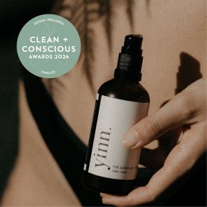 Clean + Conscious Awards 2024. Best Natural Lubricant. Celebrating products in Australia & NZ which are Non-Toxic, Ethical, Sustainable and Socially Responsible.