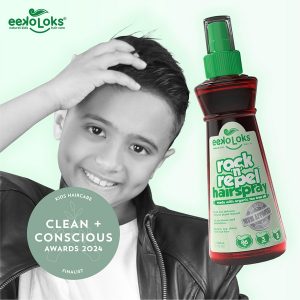 Clean + Conscious Awards Winners 2024. Best Kids Haircare. Celebrating products in Australia & NZ which are Non-Toxic, Ethical, Sustainable and Socially Responsible.