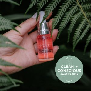 Clean + Conscious Awards 2024. Best Lip Balm. Celebrating products in Australia & NZ which are Non-Toxic, Ethical, Sustainable and Socially Responsible.