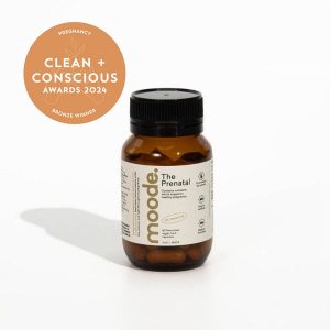 Clean + Conscious Awards 2024. Best Pregnancy Product. Celebrating products in Australia & NZ which are Non-Toxic, Ethical, Sustainable and Socially Responsible.