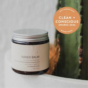 Clean + Conscious Awards 2024. Best Multi-Purpose Balm. Celebrating products in Australia & NZ which are Non-Toxic, Ethical, Sustainable and Socially Responsible.